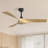 Kemp 52'' 3-Blade Standard Ceiling Fan with Remote Control-814519575