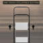 2-in-1 Stair Climbing Folding Hand Truck & 2-Step Ladder, 100kg Capacity with 2 Wheels, Extra Wide Non-Slip Pedal for Home and Garden