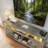 TV Station, Entertainment Center, Media Furniture With Power Sockets TV Station, Living Room TV Console, Curved Desktop-1263657684