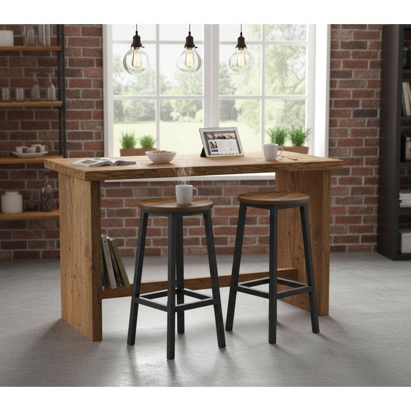 Counter Stool with Metal Frame