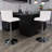 Winnols Contemporary Adjustable Height Barstool with Vertical Stitch Back/Seat-20237639
