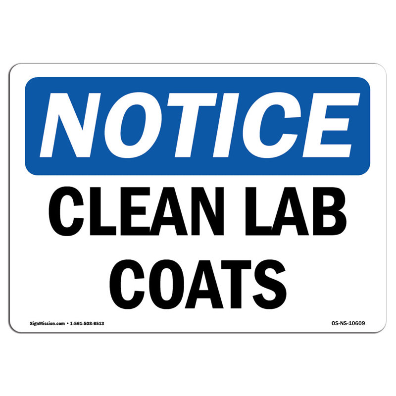 Enseigne Clean Lab Coats