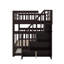 Lit superposé double avec lit gigogne, rangement et barrière d'escalier-1234145519