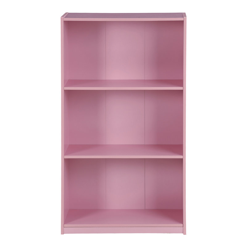 Barhorst 100.3cm H x 55.2cm W Standard Bookcase, Pink