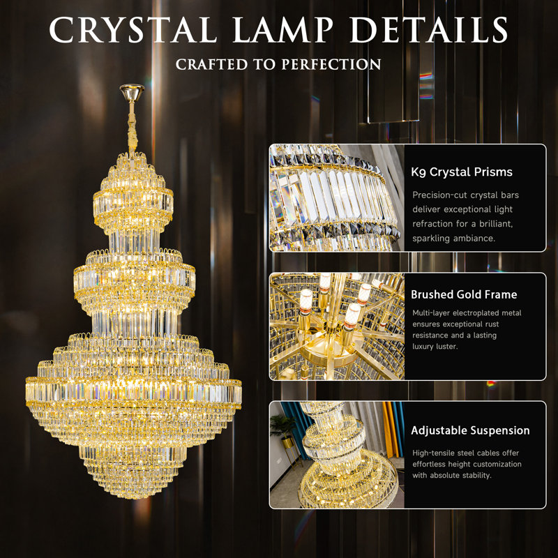 51 - Light Crystal Chandelier