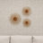 3 Piece Gold Metal Starburst Wall Decor with Orb Detailing Set-900899104