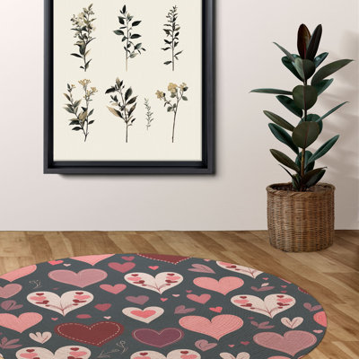 Tapis tressé Heartfelt