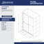 Porte de douche coulissante semi-sans cadre H 72 "avec technologie Clearmax ™ Duet-12334211-130693880