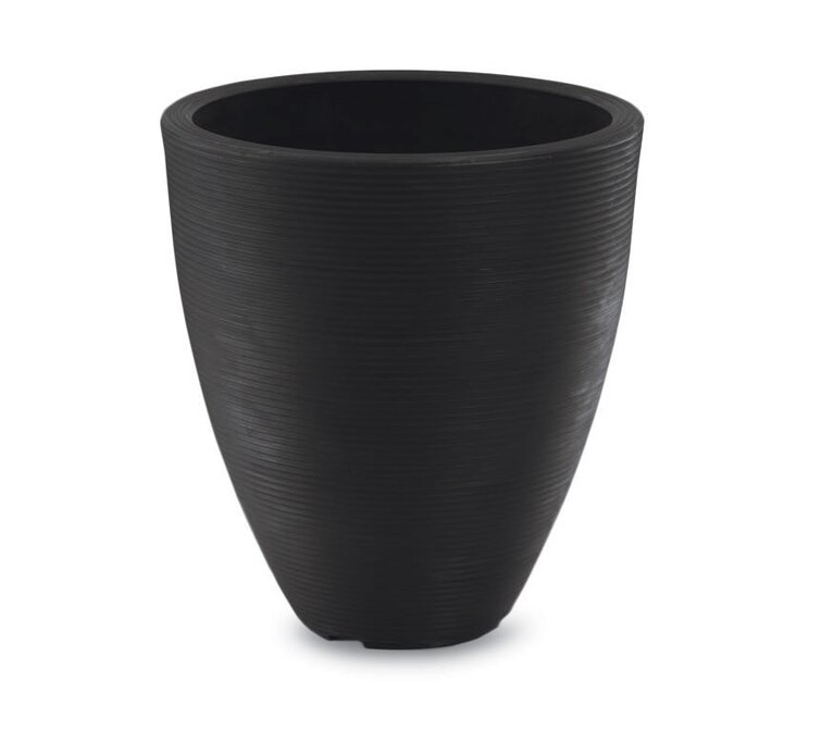 Crescent Garden Delano Resin Pot Planter; Mocha