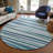 Machine Washable Indoor/Outdoor Chantille ACN997 Gray Area Rug-1973202329