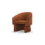 Fauteuil demi-tonneau en velours Amanada-1072668665