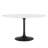 Lippa Round Artificial Marble Dining Table-715297991-715297989