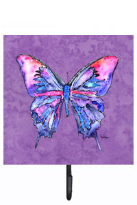 Metal Wall Wall Hook, Purple