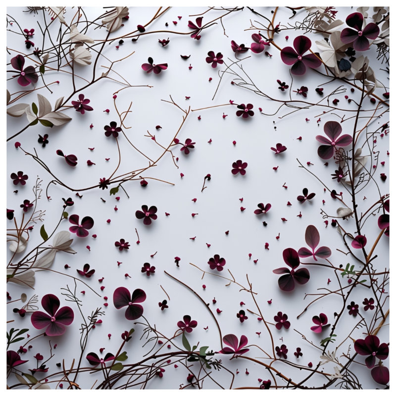 Coussin Floral, 20 po x 20 po