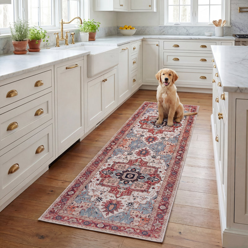 Alphonia Performance Machine Washable Oriental Rug, Runner 2'6" x 8'