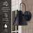 Matte Black 1-Light Outdoor Down Light