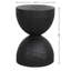 Table d'appoint ronde contemporaine en bois