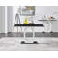 Eubanks 4 Black Dining Table & 4 Grey Gold Leg Chairs-101527922