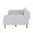 Daybed Wrapped In Fabric Upholstery And Resting On Robust Legs-880418961