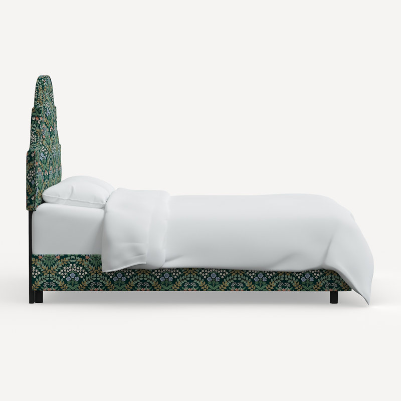 Rifle Paper Co. x Cloth & Company Marion Bed, Rpc Bramble Emerald Linen, California King