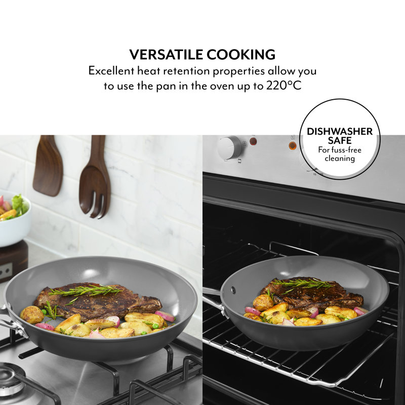 Aluminum Non-Stick Frying Pan, 5.5cm H x 30cm W