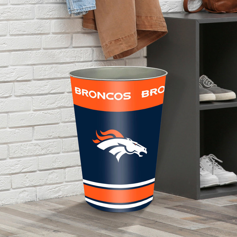 Denver Broncos Wastebasket