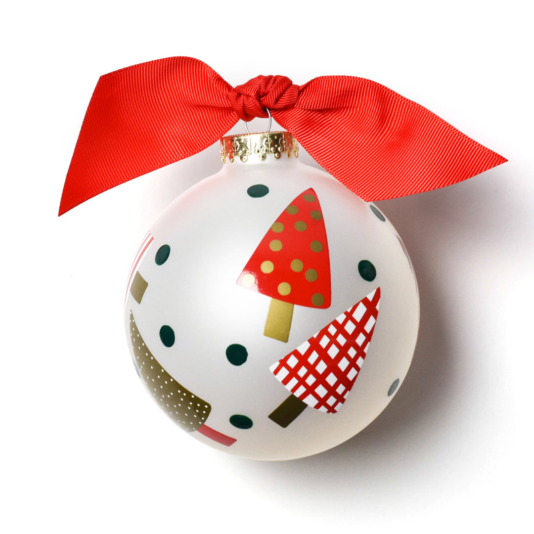 3.94'' Glass Ball Ornament Coton Colors by Laura Johnson