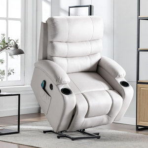 Oversized Power Lift Recliner Chair with Massage and Heat for Elderly People