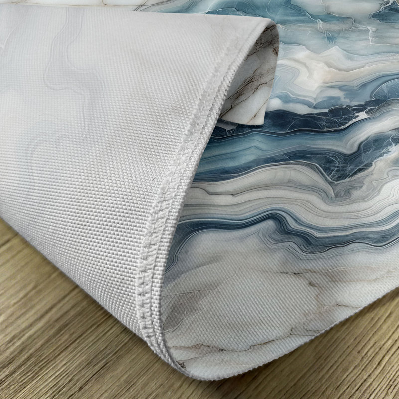 Ensemble de 4 napperons bleu Ambesonne