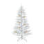 Arbre de Noël artificiel en bouleau blanc 6 pi avec 11 modes d'éclairage-1834764150