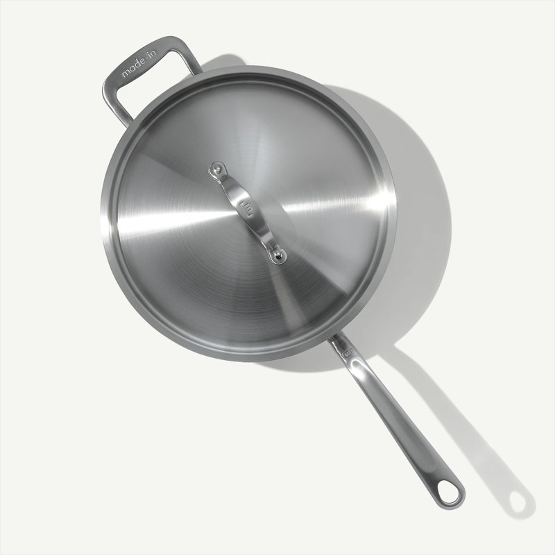 Stainless Steel (18/10) Saucier, 5.3 Qt.