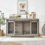 Large TV Cabinet, Dog Crate, Dog Cage, End Table-1057522068