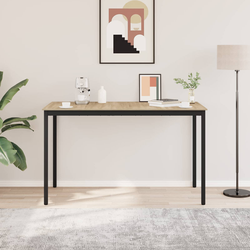 Standing Bar Table Engineered Wood, Oak, 105cmH x 180cmL x 90cmW