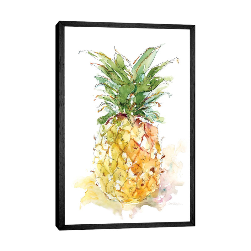 Delicious Ripe II by Carol Robinson - Painting on Canvas, 66.04 cm H x 45.72 cm W, Black Framed Canvas