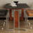 Irregularly shaped creative Rock Slab Dining Table-1229731130