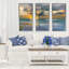 "Tides And Sunsets" par Mike Calascibetta, reproduction sur toile flottante 3 pièces-62940553
