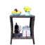 Table basse d'extérieur pour patio, petite table basse avec tablette-1069263092
