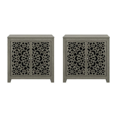 Norberto Transitional Coordinated Accent Cabinet Set Of 2