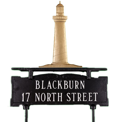 2-Line Lawn Address Sign