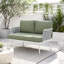 Causeuse et table en acier-737590927