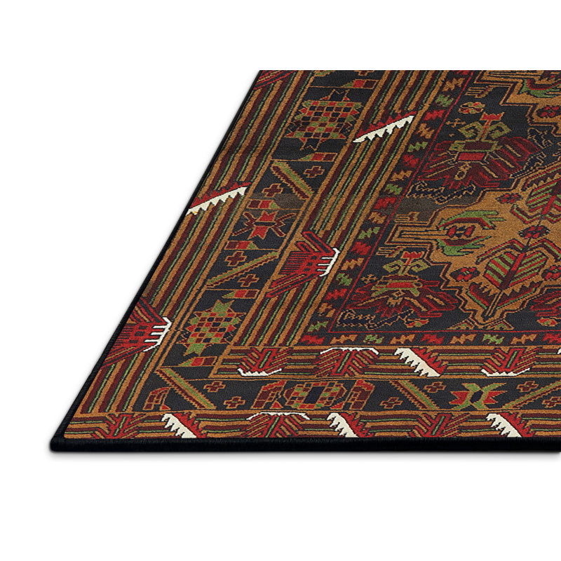 Oriental Indoor Rug, Rectangle 6' x 9'