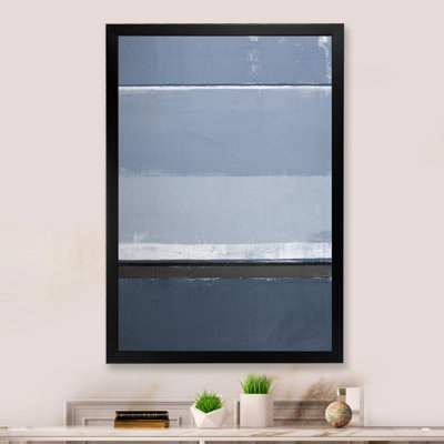 Art moderne gris et bleu II 2FDP47744