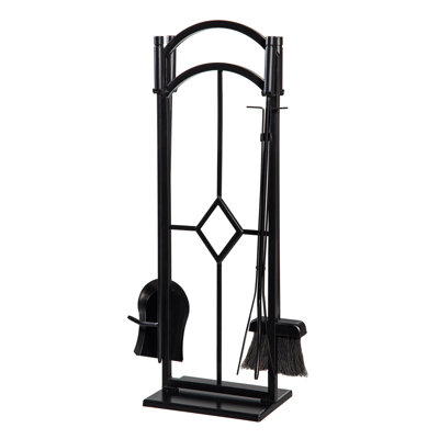 Diamond 5 Pc Fireplace Toolset