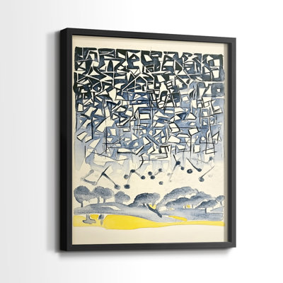 ABSTRACT Series DLxxix - reproduction encadrée de qualité supérieure - prête à être accrochée - aucun clou requis ABA160384