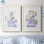 «Sketchy Bath I», ensemble de 2 peintures sur toile encadrées-1067295351-1067295345