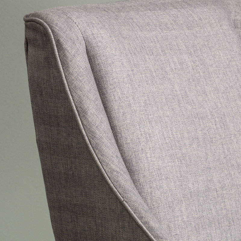 Wokingham 20'' H Fabric Upholstered Side Chair, Taupe, 2