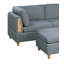 Ensemble de canapé modulaire contemporain en acier Dorris 5X