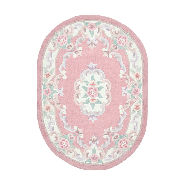 Handmade Costilla Rug In Pink