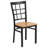 Prompton Window Back Metal Restaurant Chair-646773764