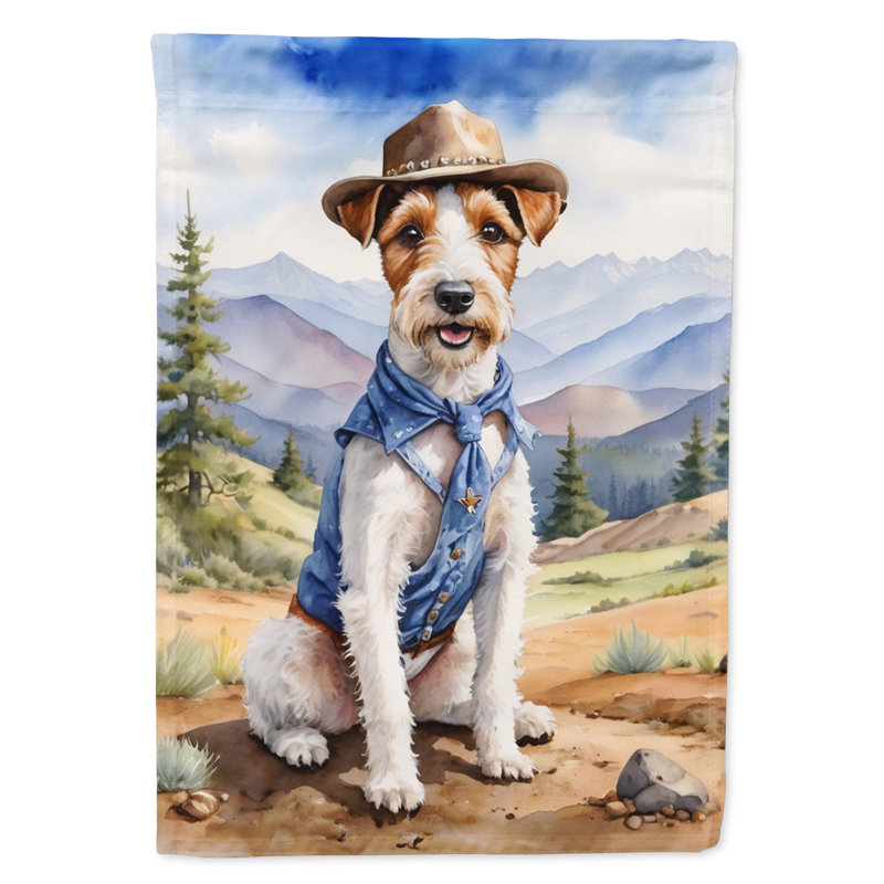 Drapeau Cowboy Welcome House, Fox terrier